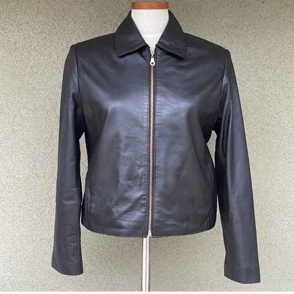Versace Classic V2 vintage brown leather jacket